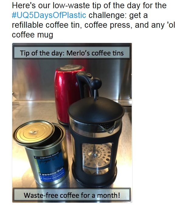 #UQ5DaysofPlastic