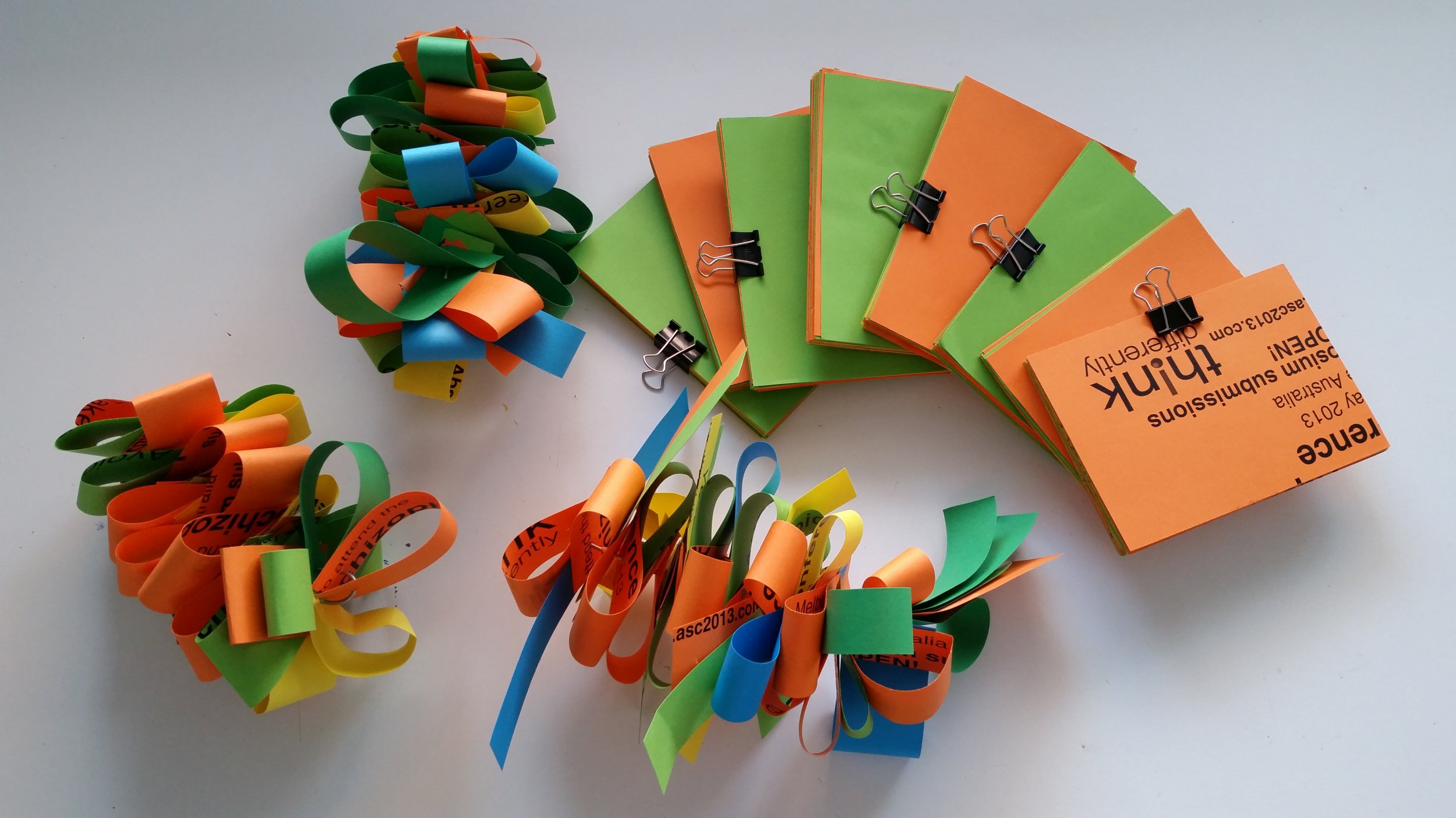 Recycled paper enrichment toys for study budgerigars
