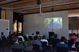 people at film screening