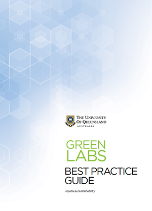 Cover page of the Green Labs best practice guide