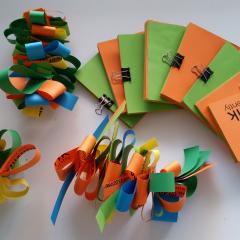 Recycled paper enrichment toys for study budgerigars