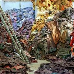 piles of clothing