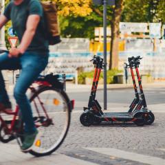 E-bikes and e-scooters