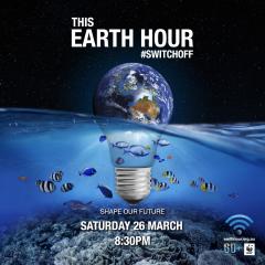 Earth Hour #SwitchOff Saturday 26 March poster