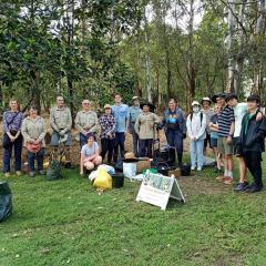 Image of bushcare group after the last working bee