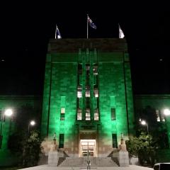 Forgan Smith lit for Sustainability Week