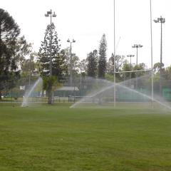Irrigation at the UQ Oval